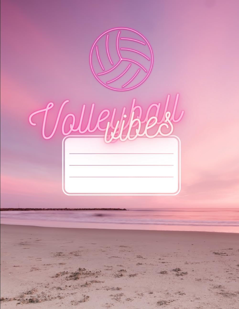 ler totalmente Volleyball Notebook: Gift for Volleyball Girls