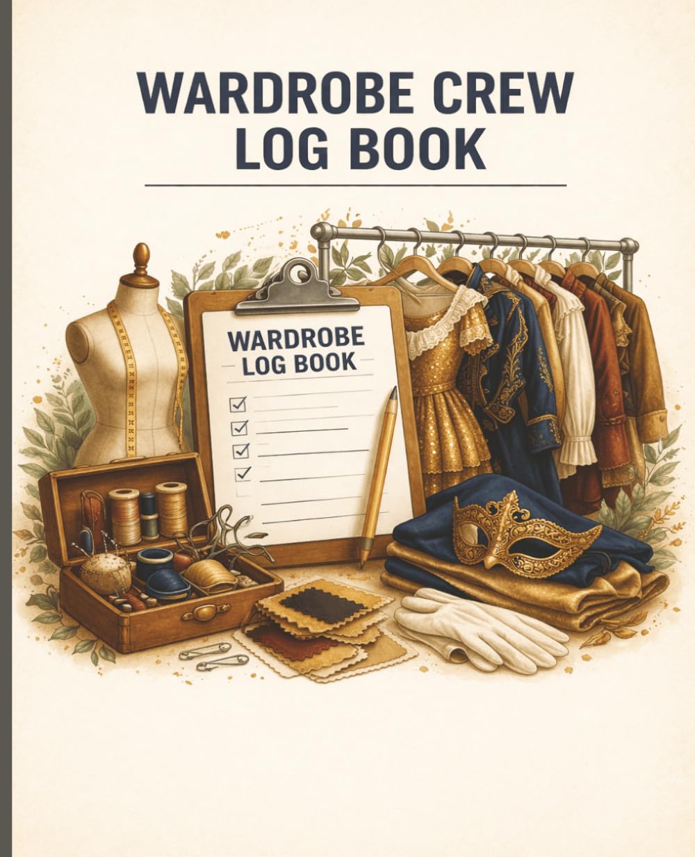 Wardrobe Crew Log Book: Costume Tracking Notebook for Theater Crew, Backstage Wardrobe, Stage Productions & Costume Management baixar o livro de graça