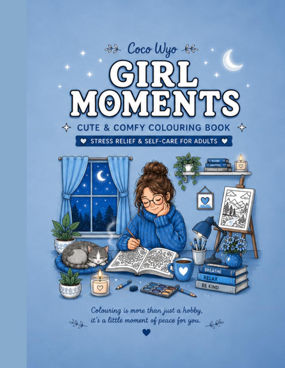 capítulo por capítulo baixar Cozy colouring book: Cute and Relaxing Designs for Mindful Coloring and Creative Fun