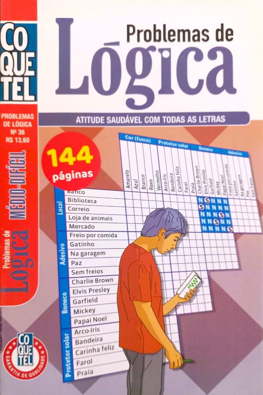 capítulo por capítulo baixar Problemas de Lógica 36 Médio / Difícil - 3 em 1 - Coquetel