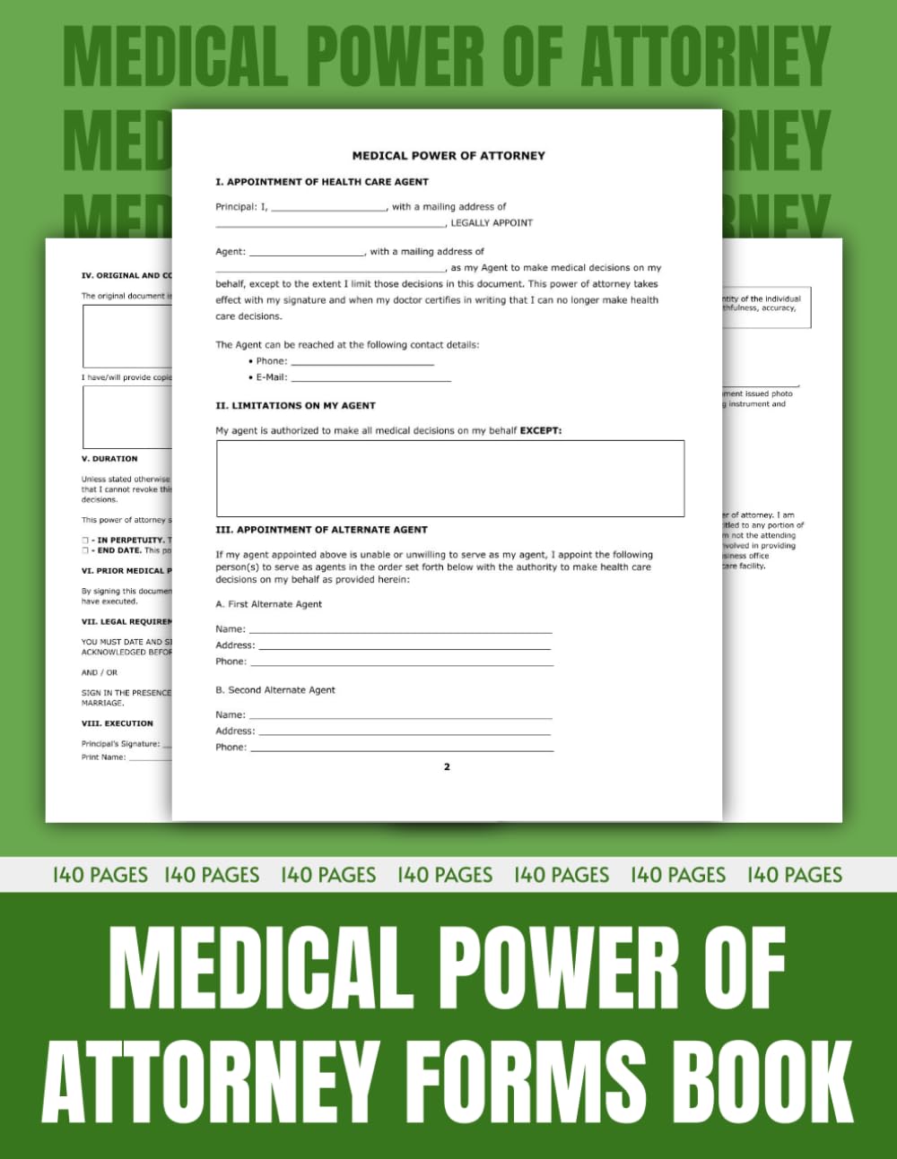 Medical Power of Attorney Forms Book, Essential Legal Documents for Healthcare Decisions / Perfectly size 8.5×11 in. baixar o livro de graça