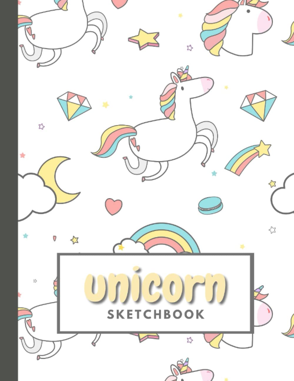Sketchbook: For Kids 9-12: Cute Unicorn Journal and Sketch Pad for Girls (Large 8.5"x11", 100 Pages, White Paper) With Lined and Blank Pages. Perfect for Doodling, Sketching and Notes baixar o livro de graça