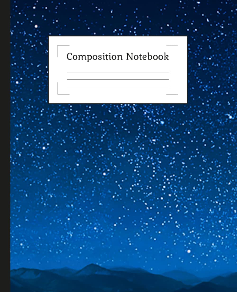 ler totalmente Composition Notebook: Sparkling Sky Background Composition Notebook 7.5x9.25 inch, 110 page, Sparkling Sky Background Notebook for Kindergarten School & Sparkling Sky Background Notebook For Students