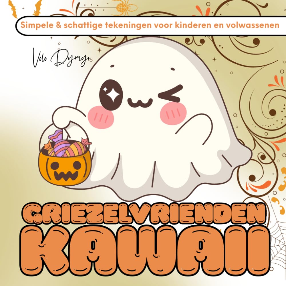 ler totalmente Griezelvrienden Kawaii – Simpele & grappige tekeningen voor kinderen en volwassenen: 50 gezellige Halloween-illustraties om te kleuren, ontspannen en glimlachen (Dutch Edition)