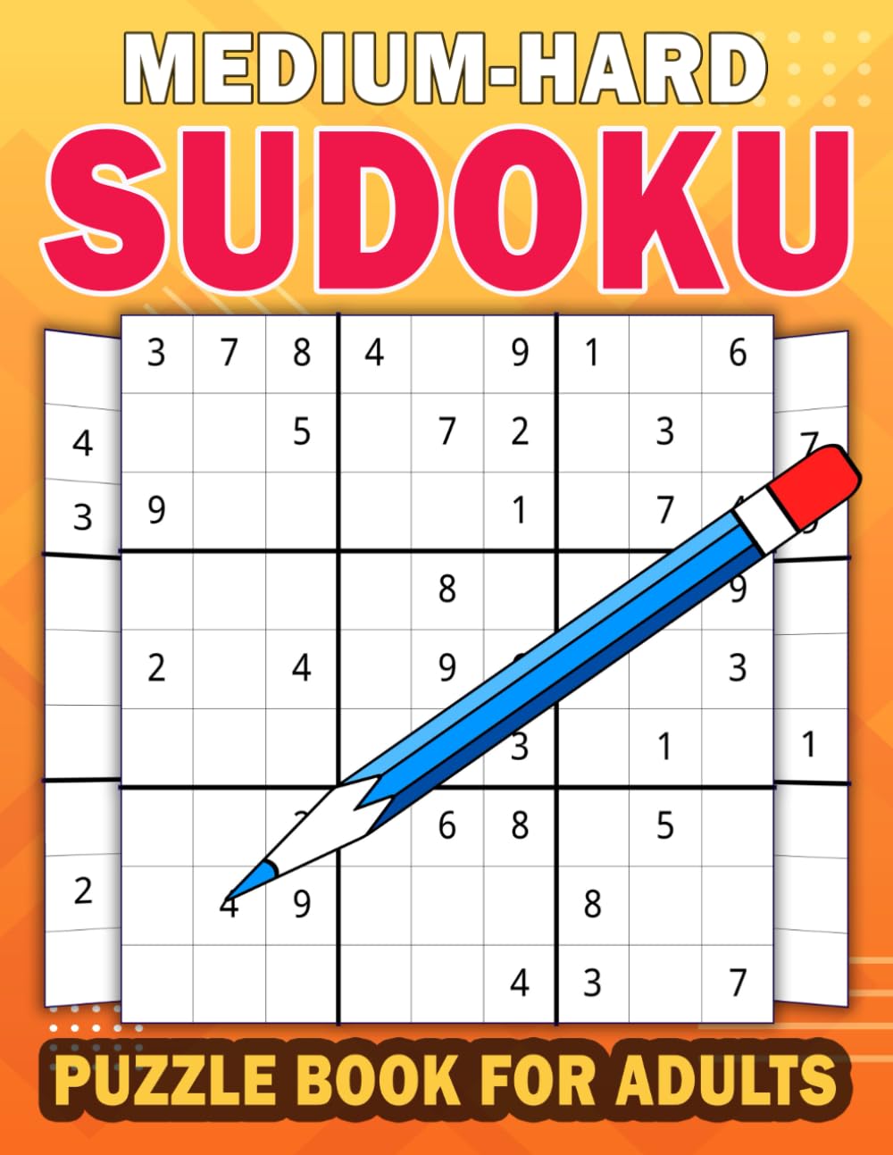 capítulo por capítulo baixar Medium-Hard Sudoku Puzzle Book For Adults: Test Your Sharpness With 100 Sudoku Puzzles