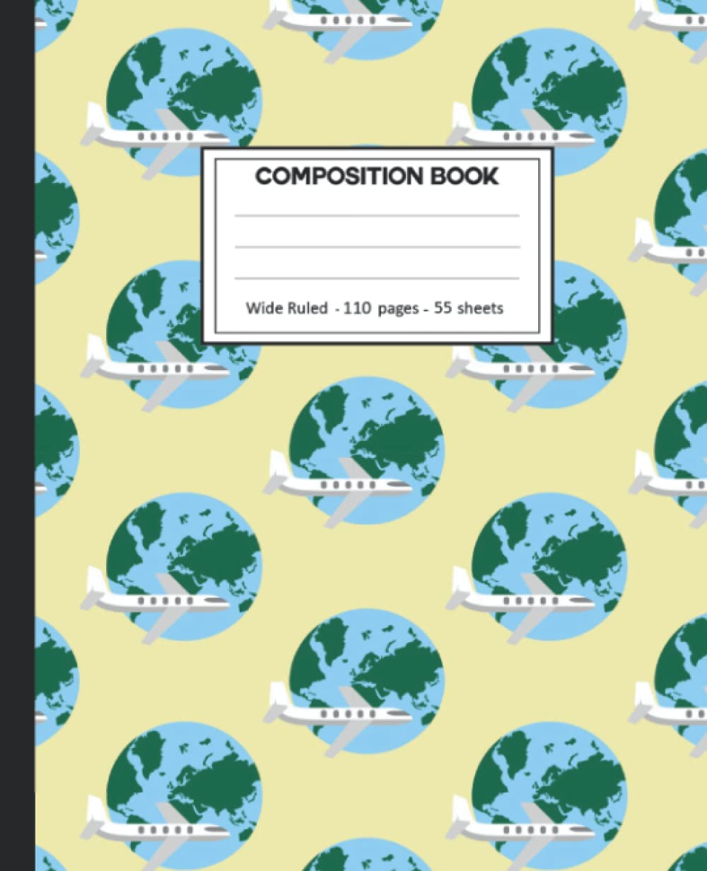 Composition Notebook: Earth College Ruled: 110+ Lined Pages Writing Journal.
