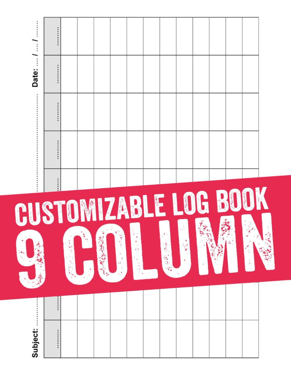 ler totalmente Customizable Log Book 9 Column: Funny Columnar Logbook For Accountant, Bookkeeping