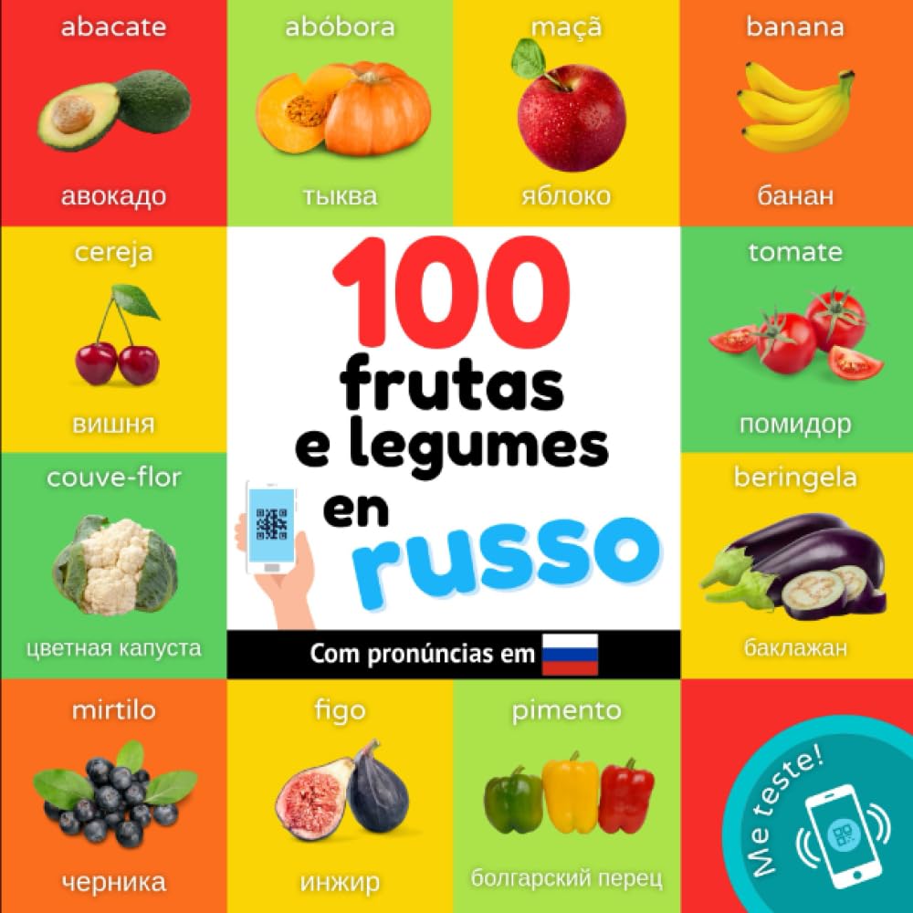 capítulo por capítulo baixar 100 frutas e legumes em russo: Livro de ilustrações bilingue para crianças: português / russo com pronúncias (Aprender russo) (Portuguese Edition)