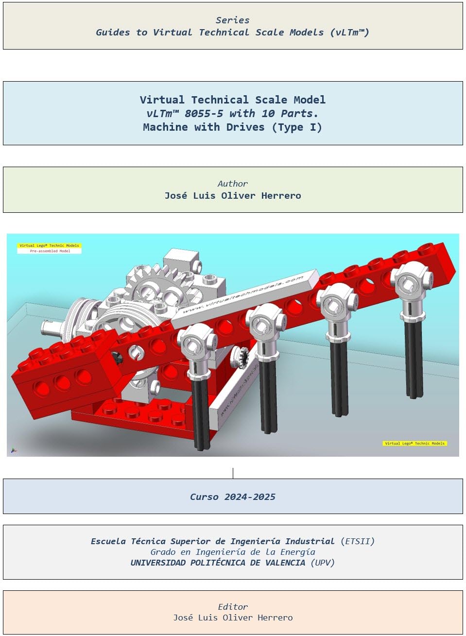 Virtual Technical Scale Model vLTm™ 8055-5 with 10 Parts. Machine with Drives (Type I) (Guides to Virtual Technical Scale Models (vLTm™) Book 1059) (English Edition) baixar o livro de graça