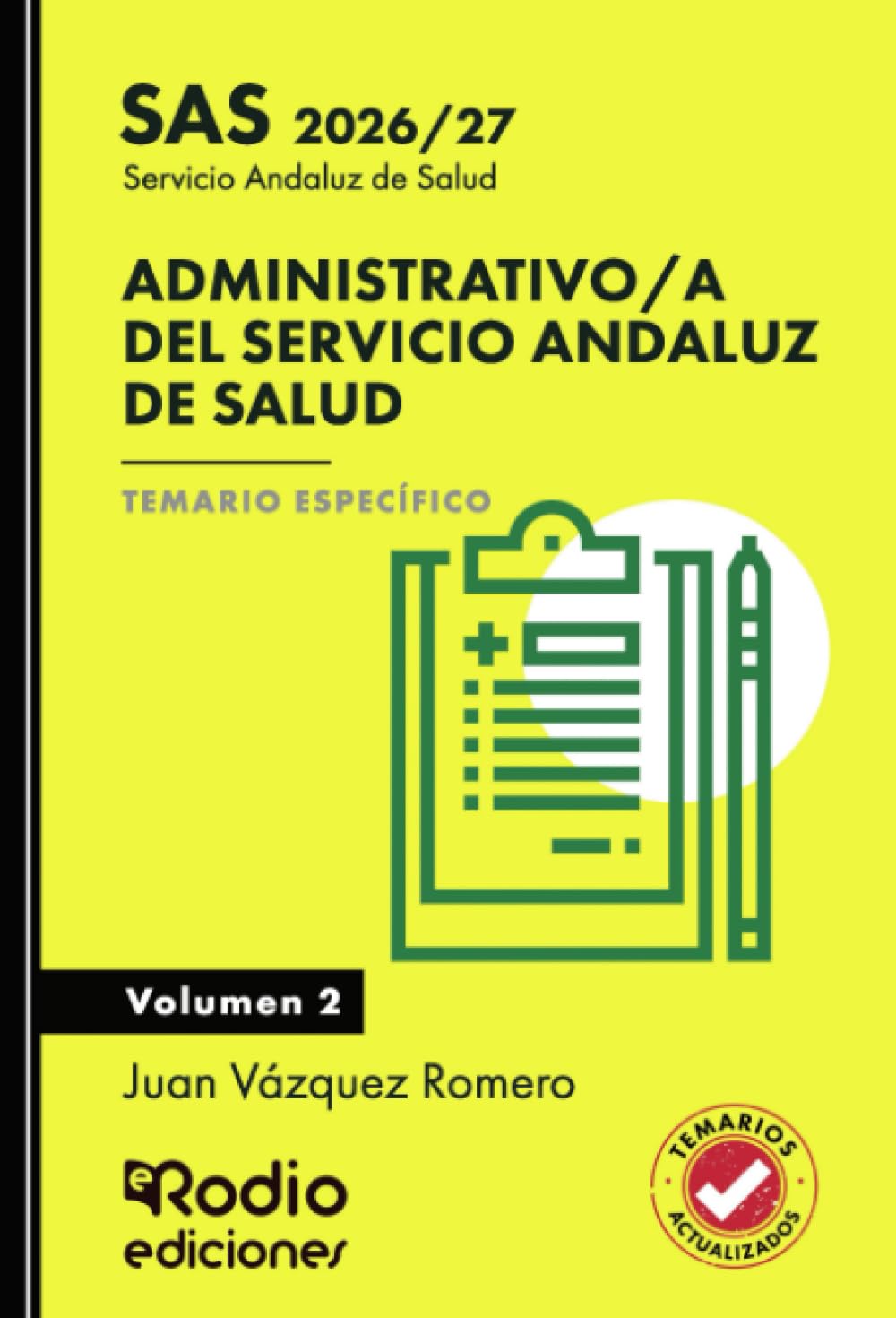 capítulo por capítulo baixar Administrativo/a del Servicio Andaluz de Salud. SAS 2026/27. Temario Específico. Volumen 2 (Spanish Edition)