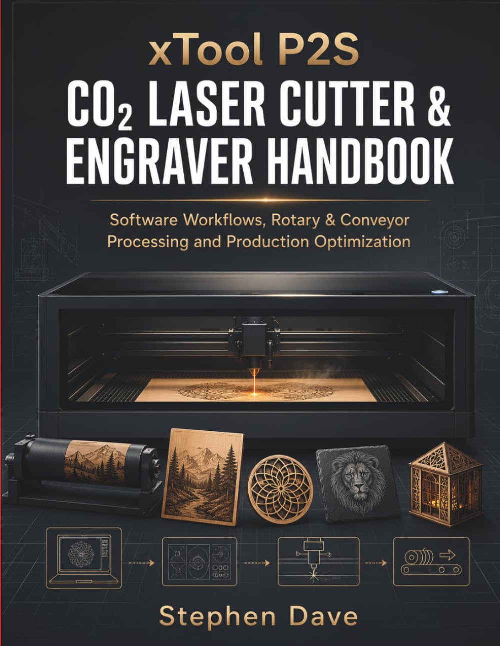 xTool P2S CO₂ LASER CUTTER & ENGRAVER HANDBOOK: Software Workflows, Rotary & Conveyor Processing and Production Optimization baixar livro de graça