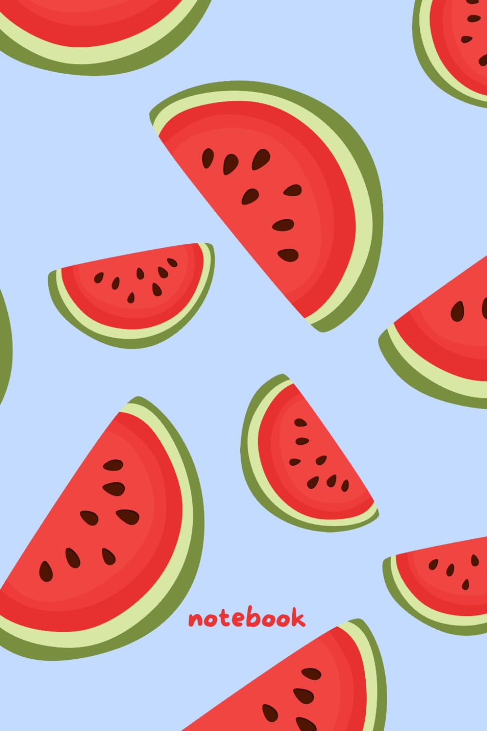 Cute Watermelon Notebook: Lined Pages for School, Journaling, Notes, Planning and Everyday Writing baixar livro de graça