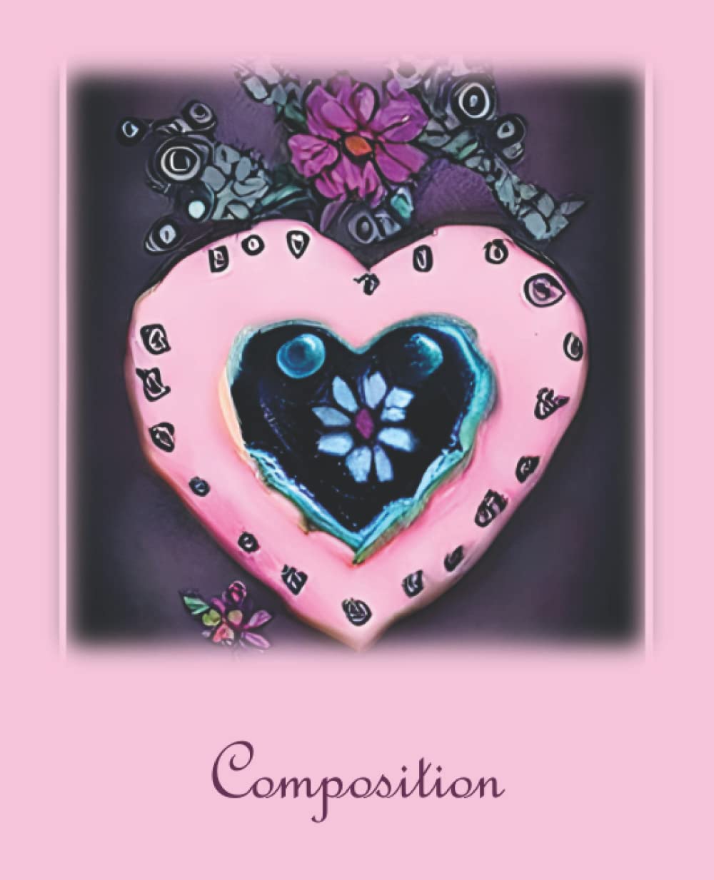 ler totalmente Composition: Pastel hearts and flowers Composition Notebook, Wide Ruled Composition Notebook, 120 Pages, Lined Paper, 7.5 X 9.25" (Composition Notebooks)