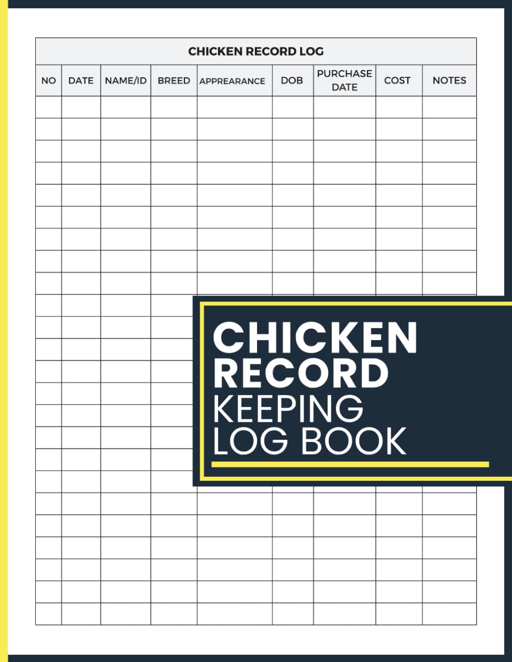ler totalmente Chicken Record Keeping Log Book: Record Chicken Profiles, Breed Information, Purchase Costs, Flock Changes, and Care Notes for Poultry Keepers