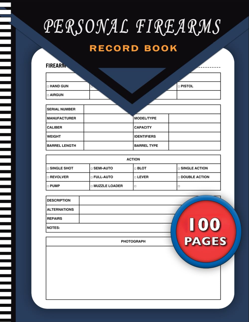 Personal Firearms Record Book For Gun Owners To Record Details Acquisition And Disposition baixar livro de graça