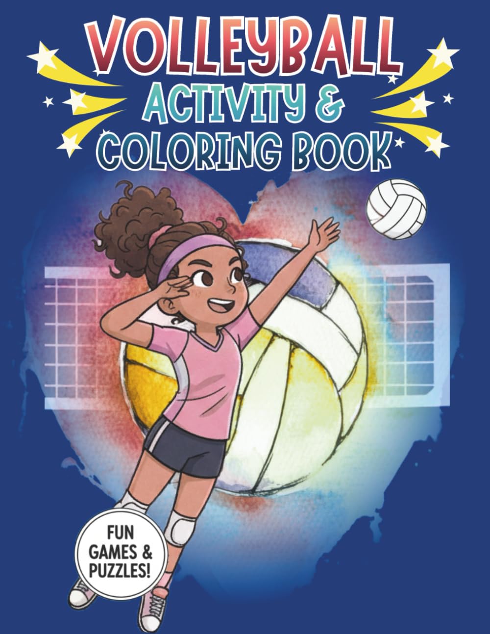 Volleyball Activity & Coloring Book baixar o livro de graça