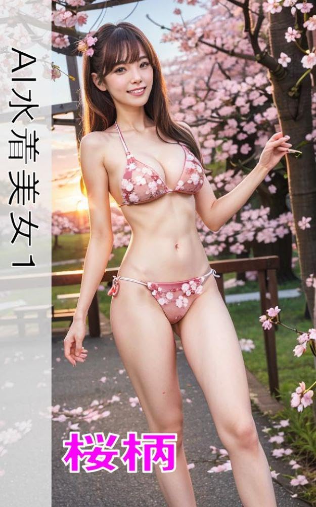 Beautiful AI women wear swimsuits: cherry blossom print (ASC Pro) (Japanese Edition) baixar livro de graça