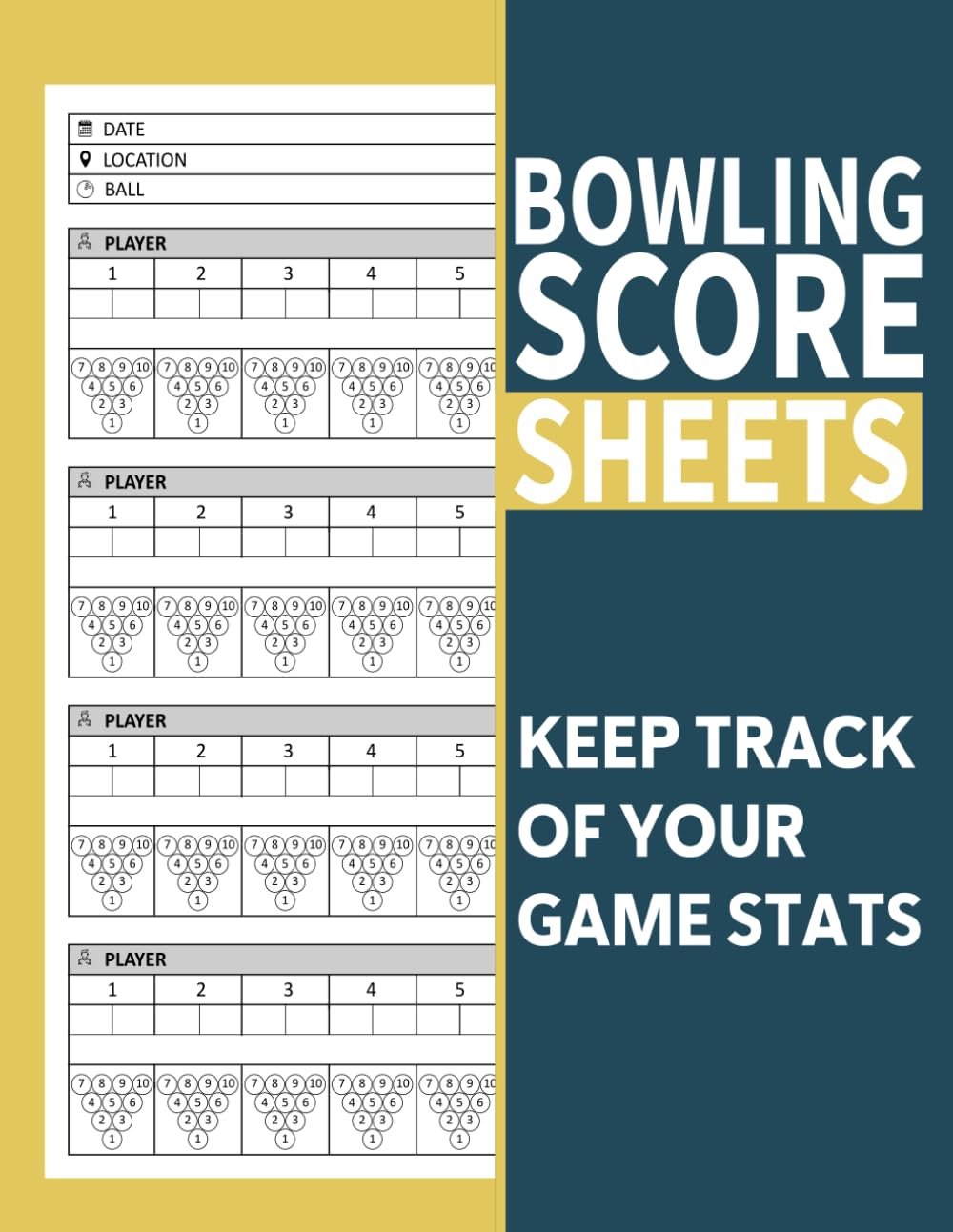 ler totalmente Bowling Score Sheets: Keep Track of Your Game Stats & Improvement