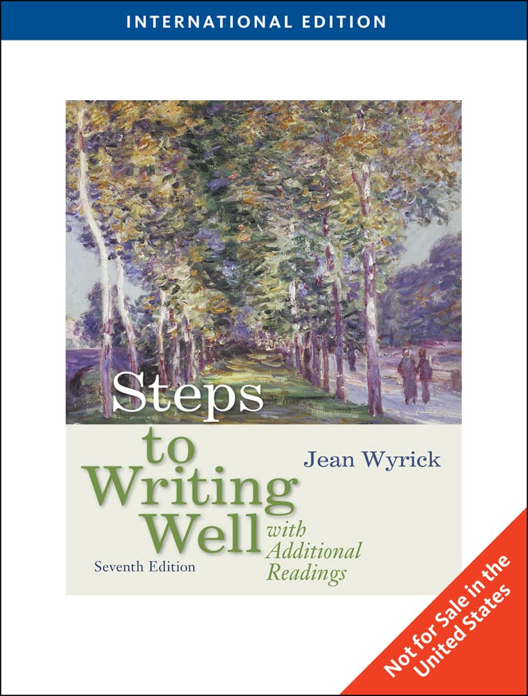 Steps to Writing Well with Additional Readings, International Edition baixar o livro de graça