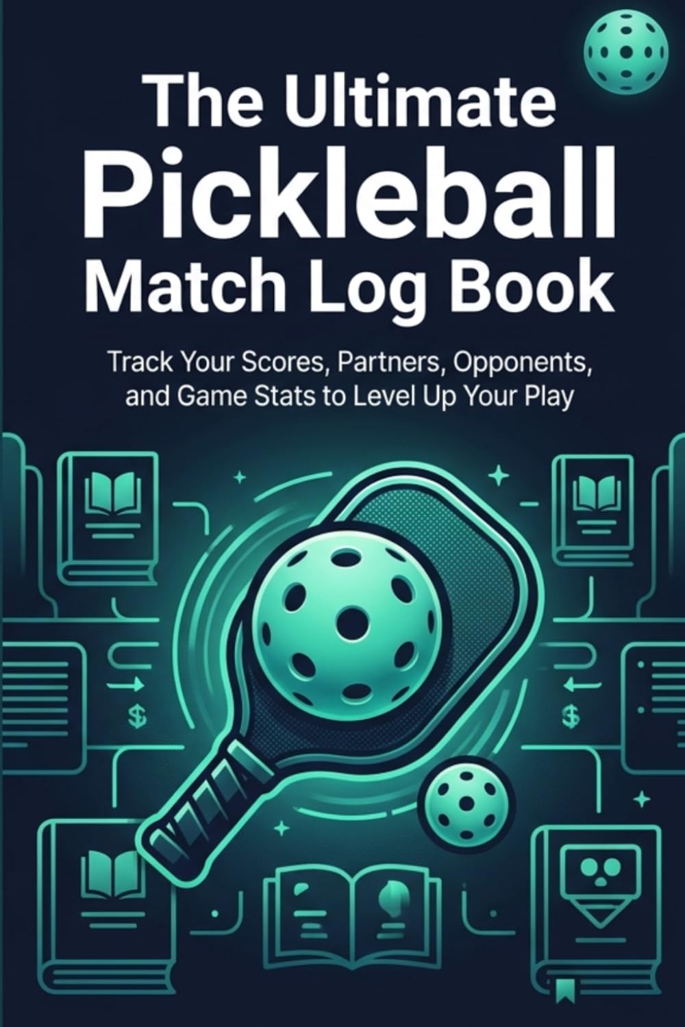 Pickleball Performance Log Book: Track Your Matches, Analyze Your Stats, and Level Up Your Game: A Comprehensive Pickleball Score Tracker, Player Stat Journal, and Court Notebook for Practice and baixar o livro de graça