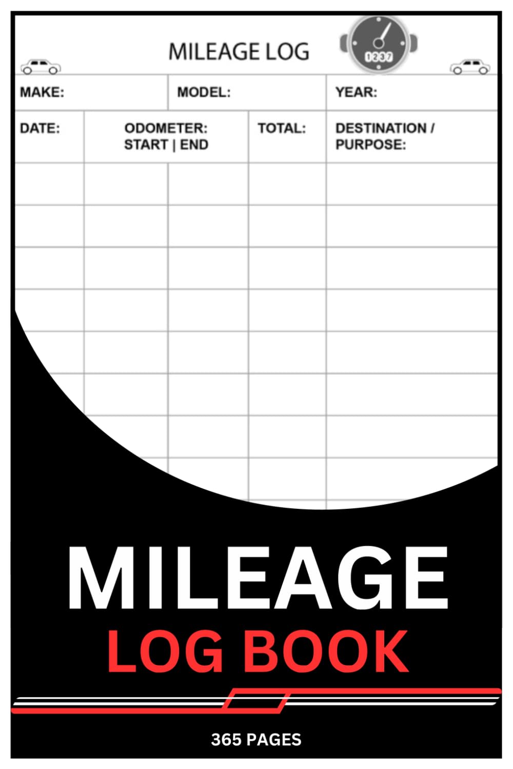 Mileage Log Book: Auto Mileage Book, Vehicle Mileage Journal for Business or Personal Taxes: Odometer Tracker Logbook, irs mileage tracker, 365 Pages, 6 X 9 inches baixar o livro de graça