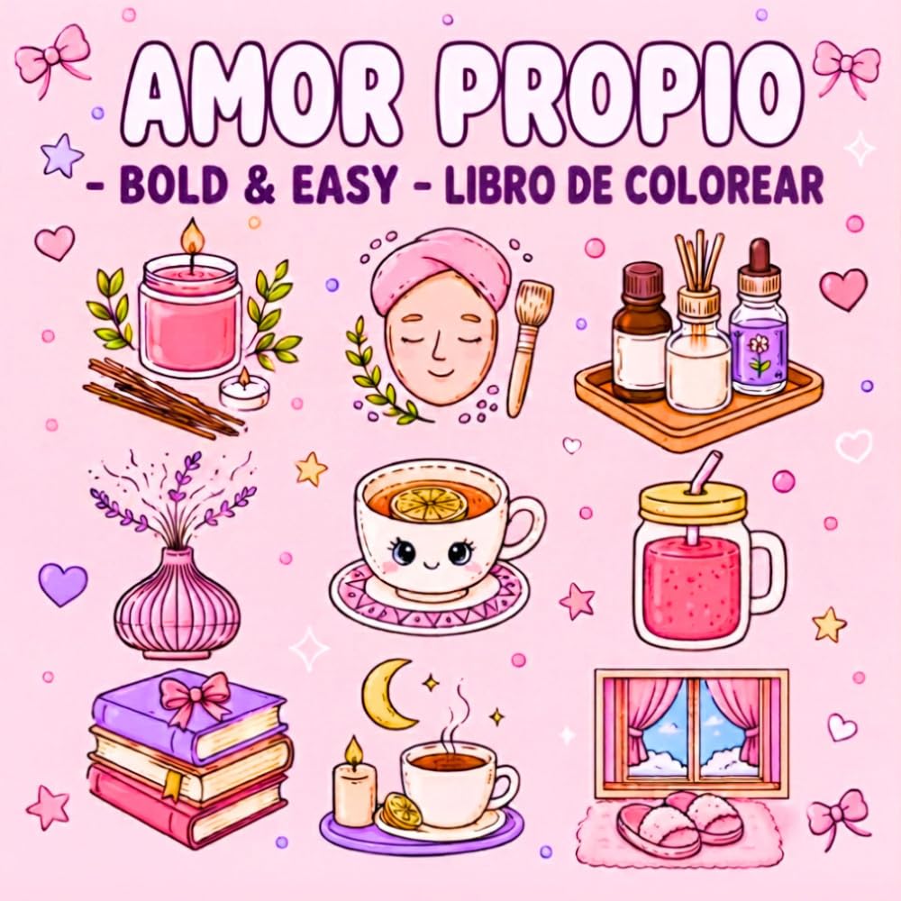 Libro para colorear adultos Antiestrés | Bold and Easy Coloring Book: Diseños Sencillos de Líneas Gruesas para Fortalecer la Autoestima, Practicar el... para Mujeres y Adolescentes (Spanish Edition) baixar o livro de graça