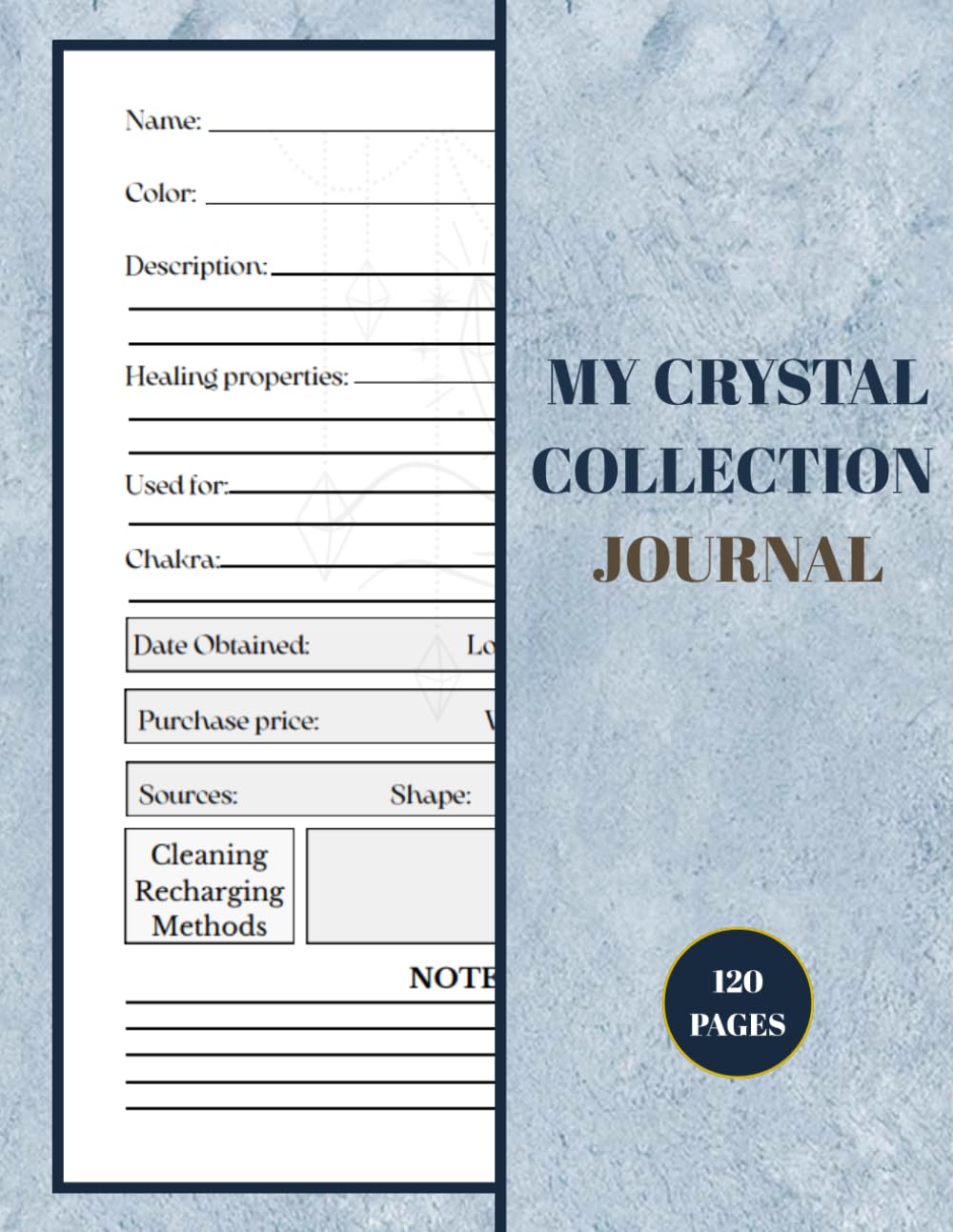 My Crystal Collection journal: Track and identify the Healing Power of Crystals, 120 Pages. baixar o livro de graça