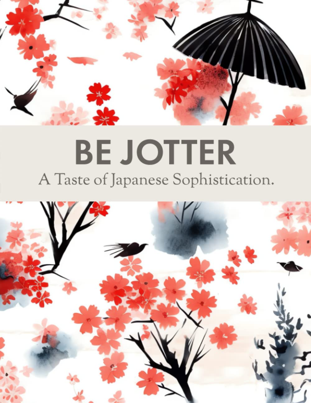 ler totalmente BE JOTTER - Haori Whispers Collection: Captivating Japanese Motifs - 8.5 x 11, 100 Lined Pages
