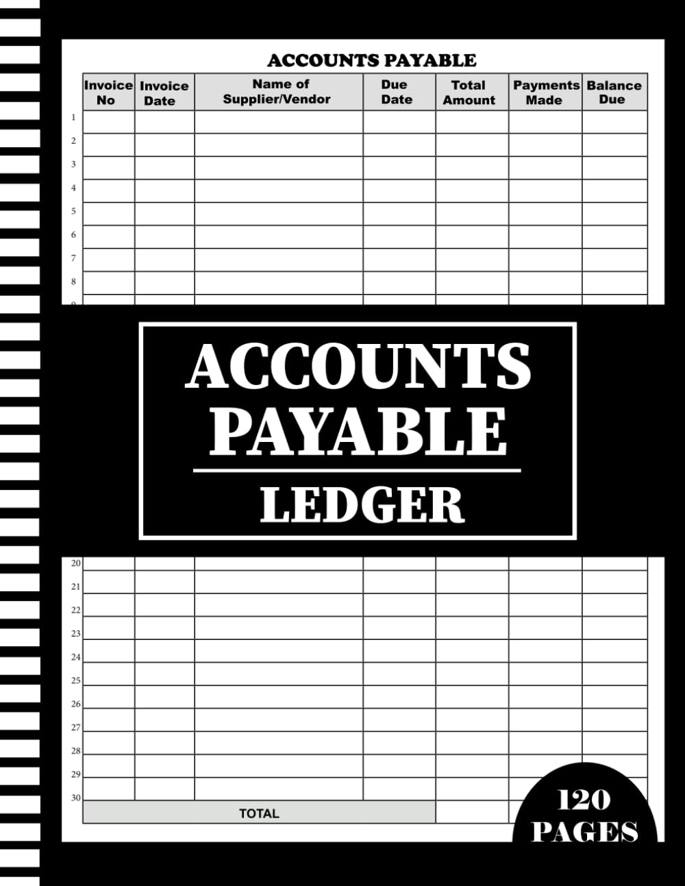 ler totalmente Accounts Payable Ledger: Simple Accounts Payable Organizer Log Book, Expense Tracker for Small Businesses and Personal Finance
