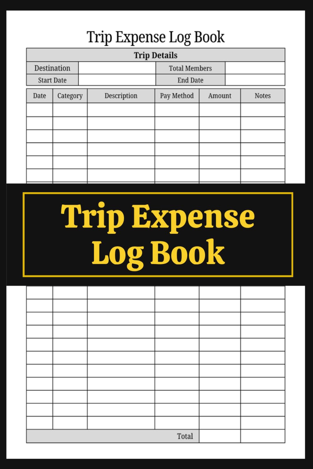 Trip Expense Log Book (6 x 9 Inches): Travel Spending Tracker, Vacation Cost Record & Journey Budget Organizer baixar o livro de graça