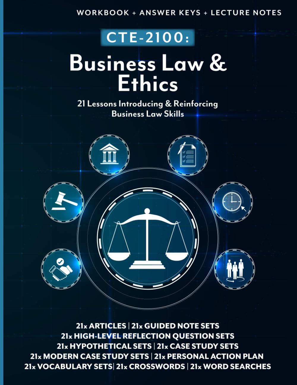 ler totalmente CTE-2100: Business Law & Ethics: Full Workbook with Answer Keys & Lecture Notes (B&W) (CTE Business & Entrepreneurship)