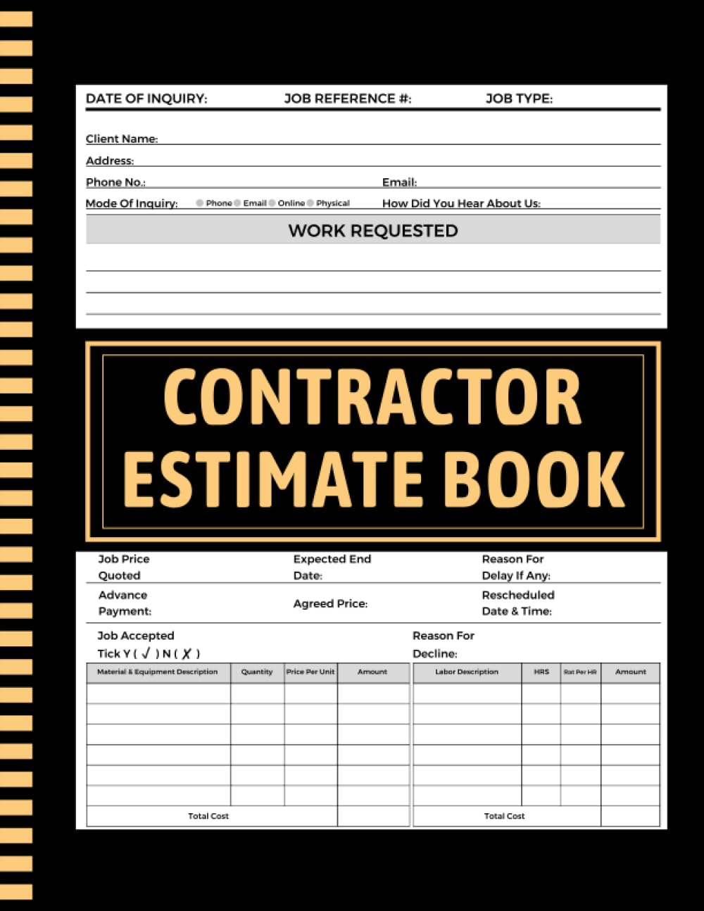 capítulo por capítulo baixar Estimate Book Contractor: Contractor Notebook Organizer for Efficient Job Management