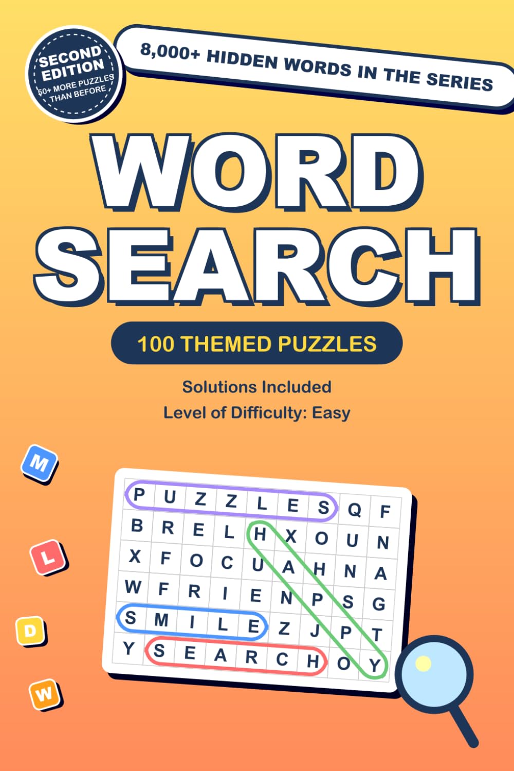 Word Search Puzzle Book: 40 Themed Easy Word Search Puzzles for Adults, Seniors and Kids with Solutions baixar livro de graça
