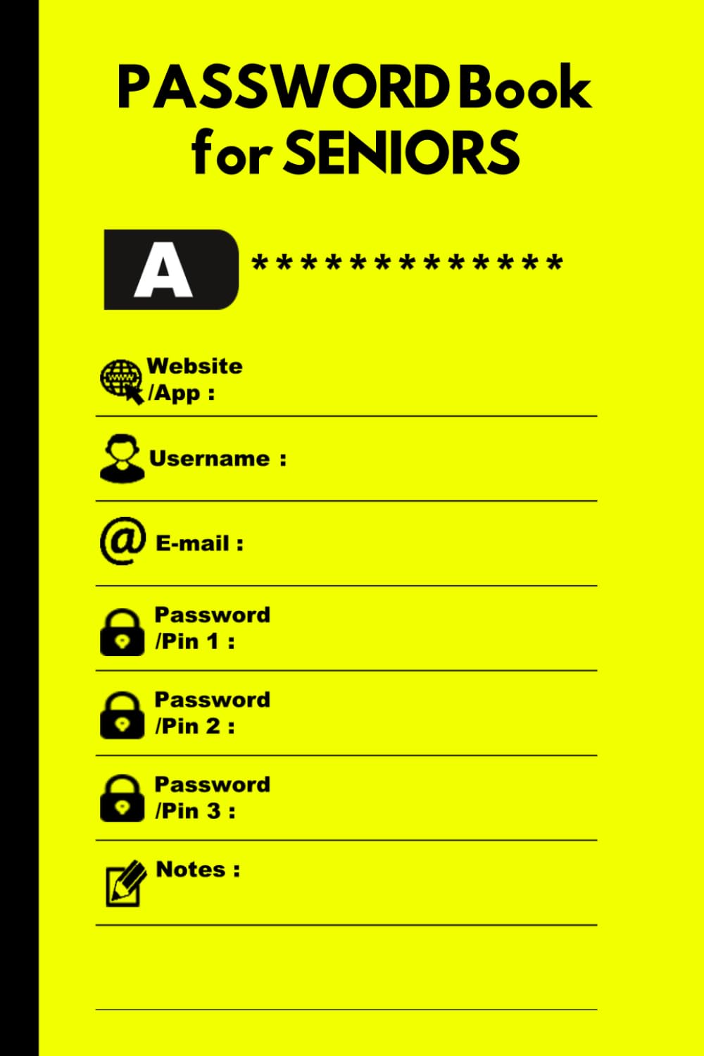 ler totalmente Password Book For Seniors: Small password log book and internet password organizer size 4x6