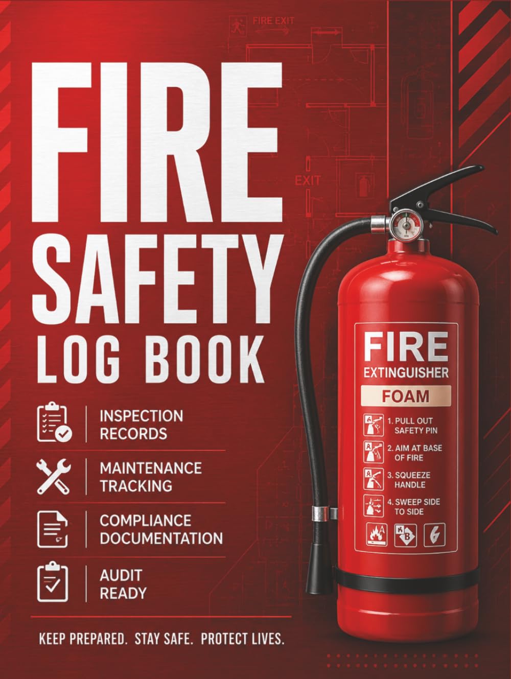 Fire Safety Log Book: A4 | All-in-One Fire Safety Records for Landlords, Property Managers, Employers, and Responsible Persons - 13 Sections - 120 Pages baixar livro de graça
