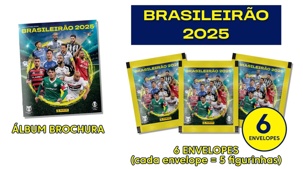 capítulo por capítulo baixar Kit C/ 1 Álbum Brochura + 6 Envelopes de Figurinhas Brasileirão 2025