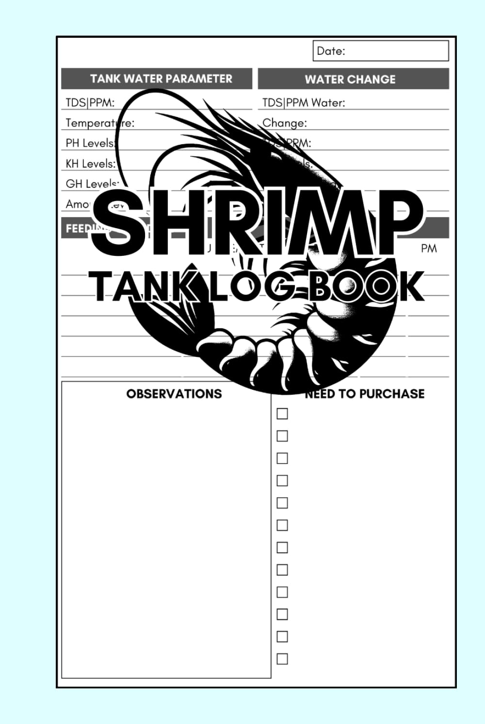capítulo por capítulo baixar Shrimp Tank Log Book