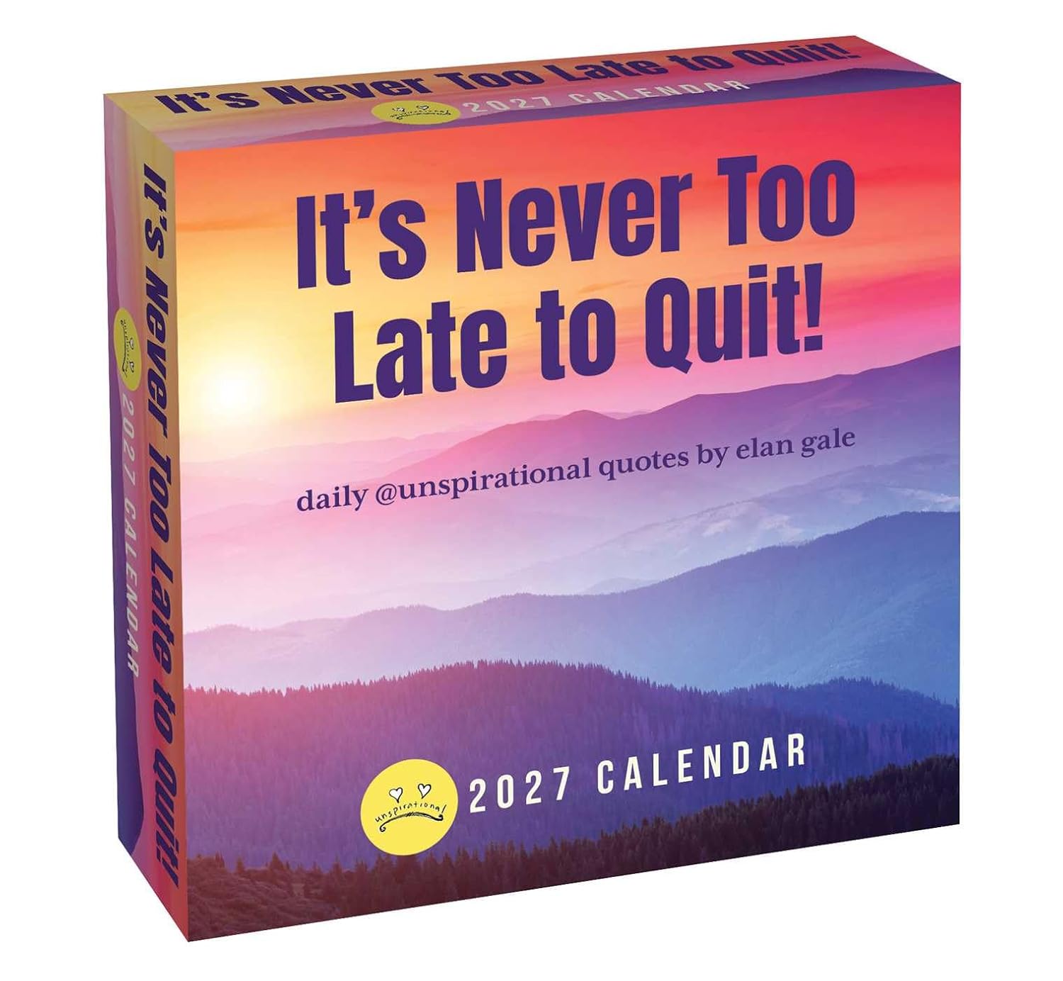 Unspirational 2027 Day-To-Day Calendar: It's Never Too Late to Quit! baixar livro de graça