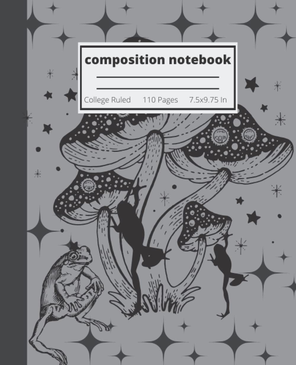 capítulo por capítulo baixar Composition Notebook College Ruled: Frog Vintage Illustration and aesthetic journal for School, College and University Math,Office, Work, men, women & Wide Lined. Cute notebooks