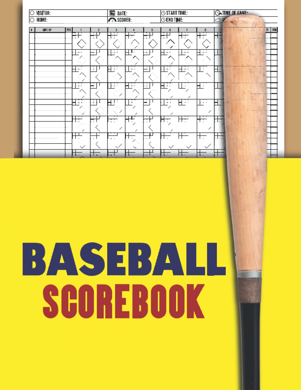 capítulo por capítulo baixar Baseball Scorebook: 120 Baseball Score sheets For Baseball And Softball Games - Baseball Score keeper Book -Simple Baseball & Softball Scorekeeper... - Large Print - 8.5 X 11 Inches - 120 Pages