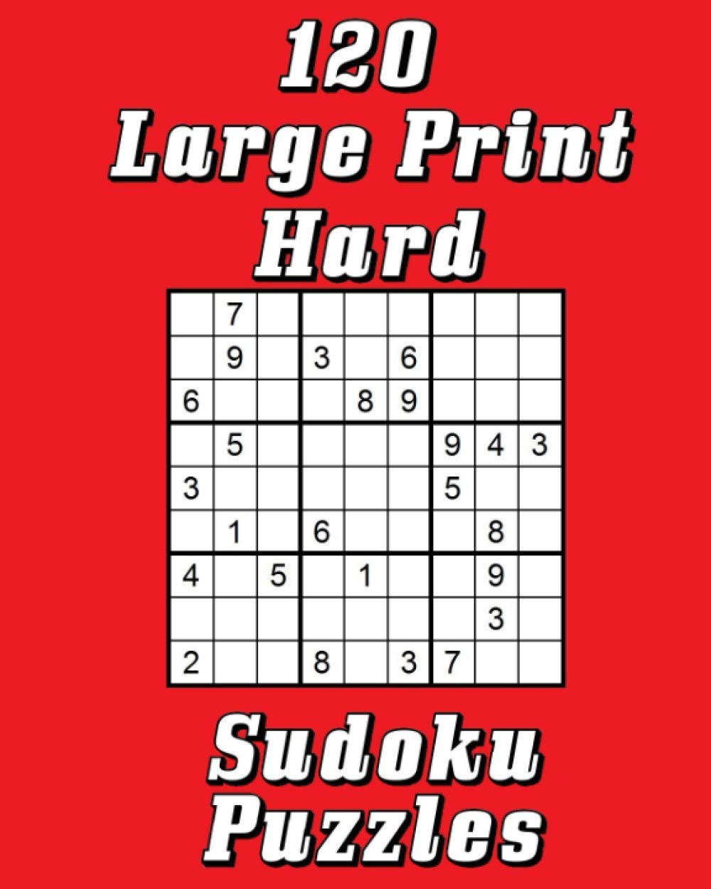 120 Large Print Hard Sudoku Puzzles baixar livro de graça