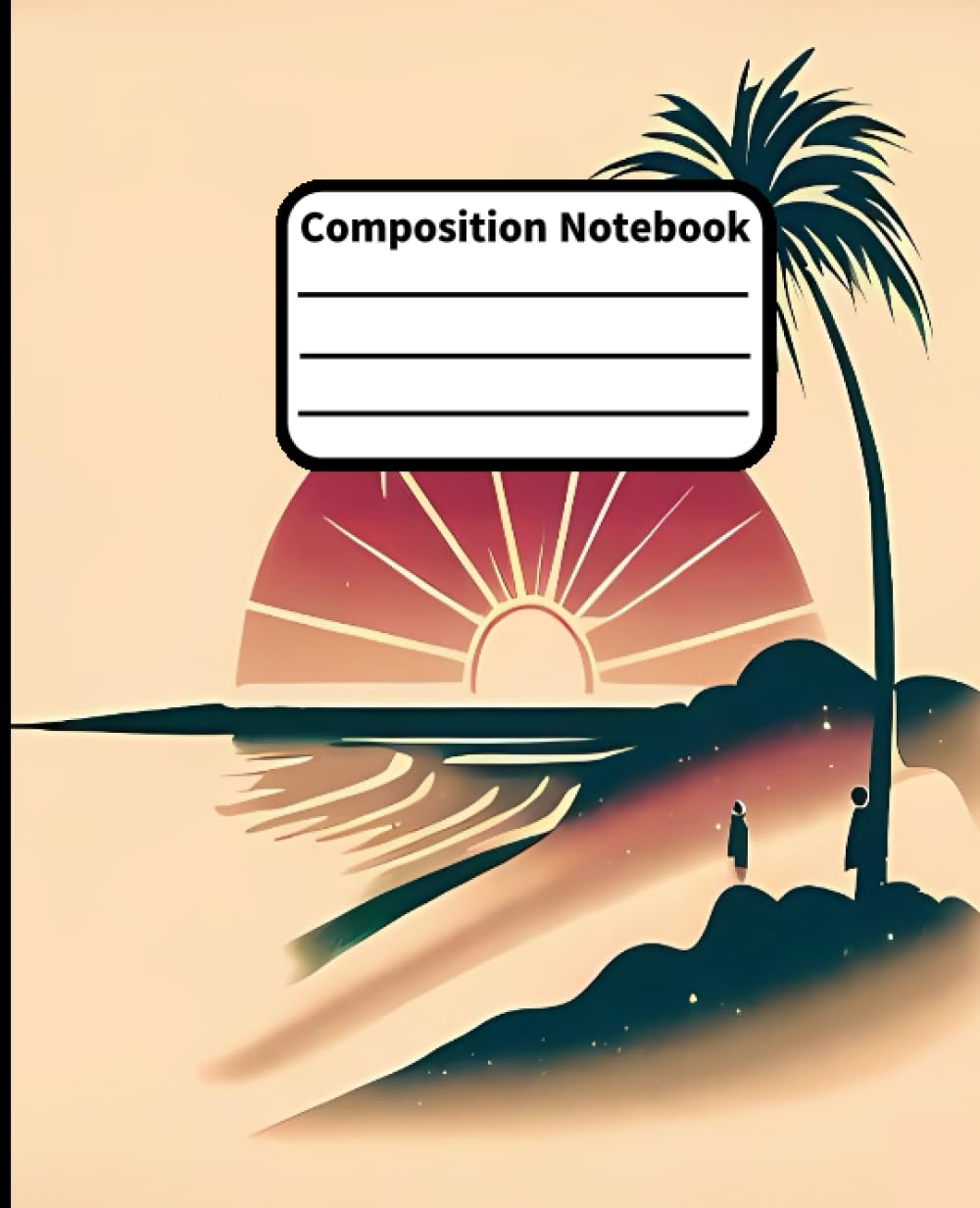ler totalmente Composition Notebook: Japan style, beach Graphic design with 120 College Ruled, white Colored Pages: Japan style beach Graphic design