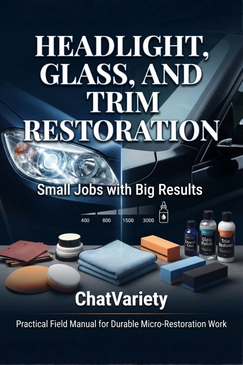 ler totalmente Headlight, Glass, and Trim Restoration: Small Jobs with Big Results (Auto Detailing & Appearance Series) (English Edition)