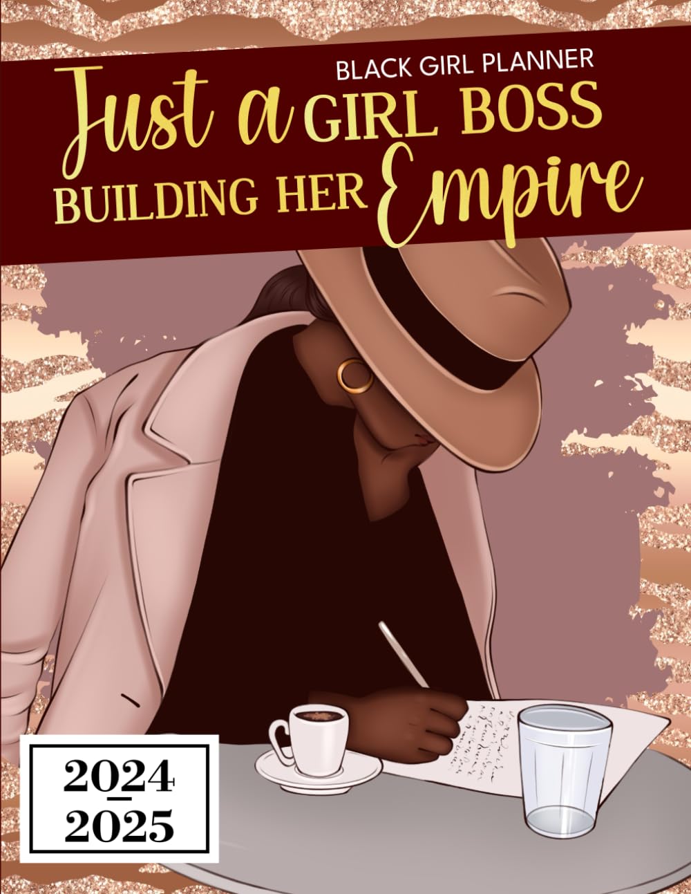 2024-2025 Just a Girl Boss Building Her Empire: Black Girl Planner 2 Year Weekly Planner with Holidays and Inspirational Quotes for Woman | Large Size 8.5" x 11" baixar livro de graça