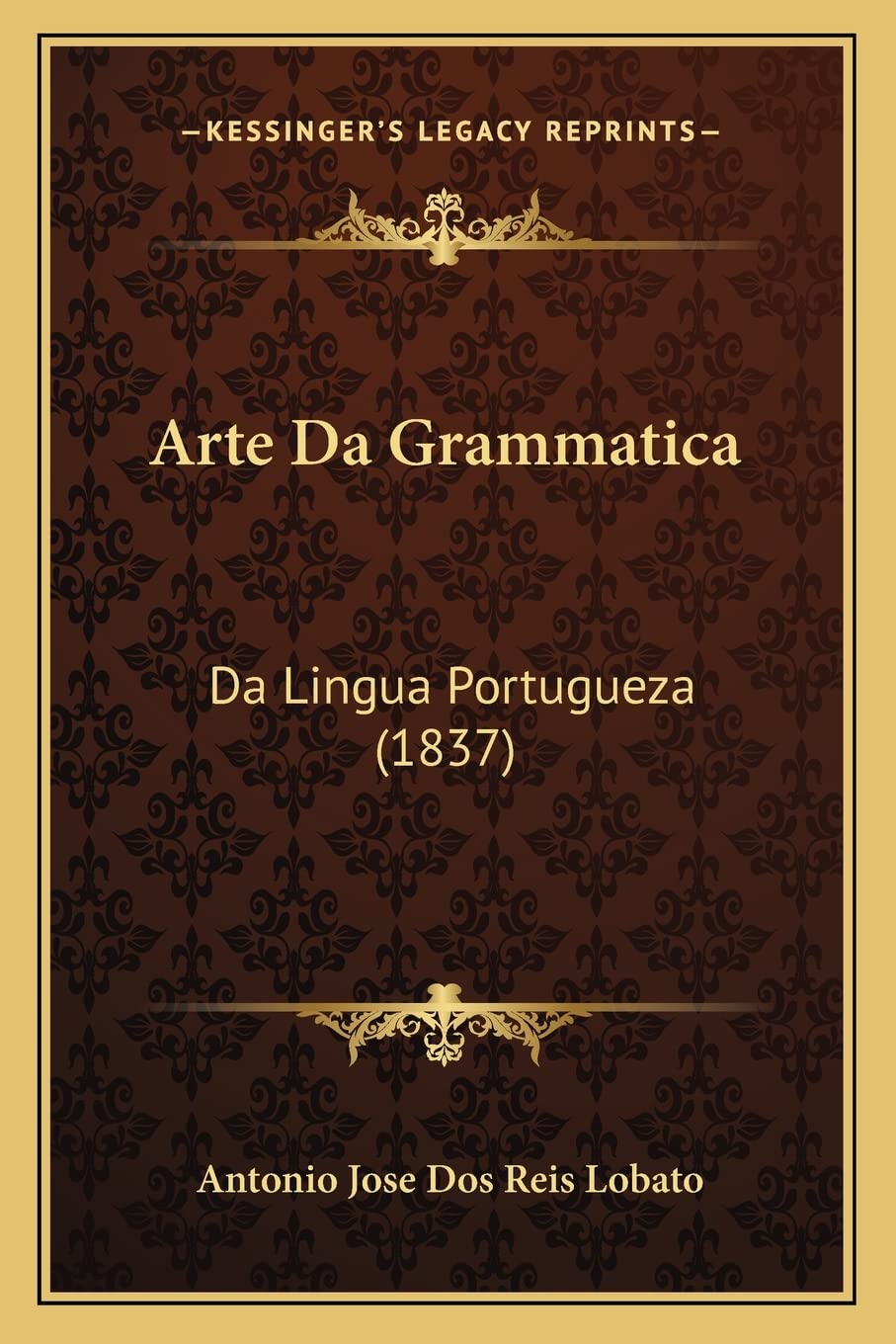 capítulo por capítulo baixar Arte Da Grammatica: Da Lingua Portugueza (1837)