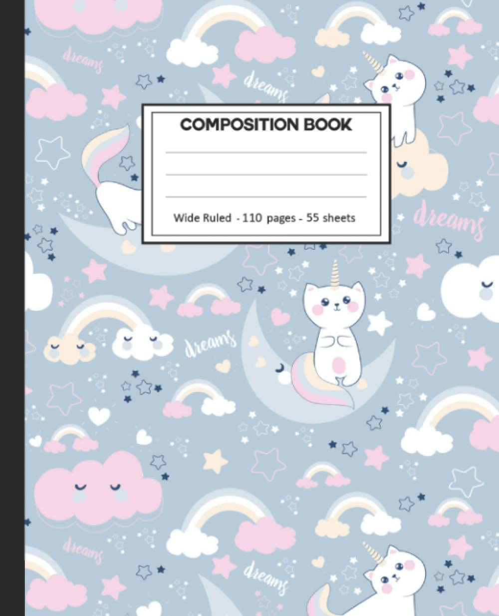 Composition Notebook: Kawaii Wide Ruled Paper Notebook Journal size 7.25 x 9.25” for student baixar livro de graça