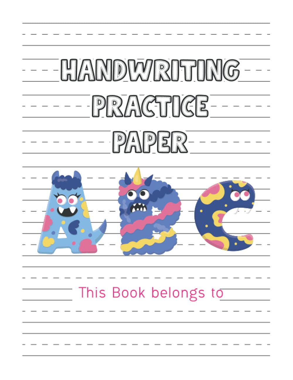 ler totalmente Handwriting practice paper: blank writing pages kindergarten for 1st grade kids