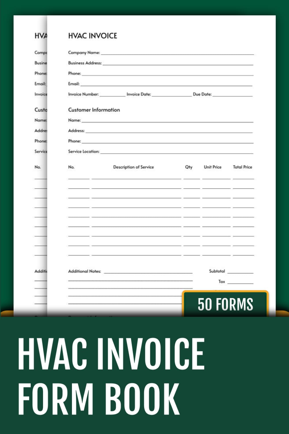 capítulo por capítulo baixar HVAC Invoice Form Book: 50 Forms | Track Jobs, Bill Clients, and Keep Accurate Records Easily.