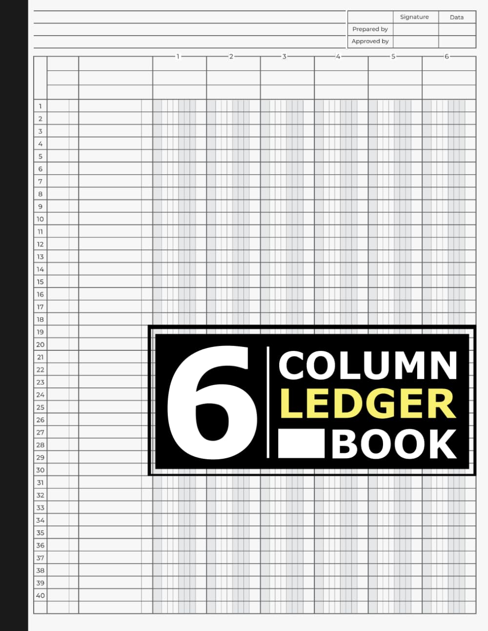 6 Column Ledger Book; Customizable Log Book With 40 Rows for Small Business and Personal Finance, 6 column ledger book for bookkeeping, 6 column... ledger book 6 column large print: V 1 baixar o livro de graça