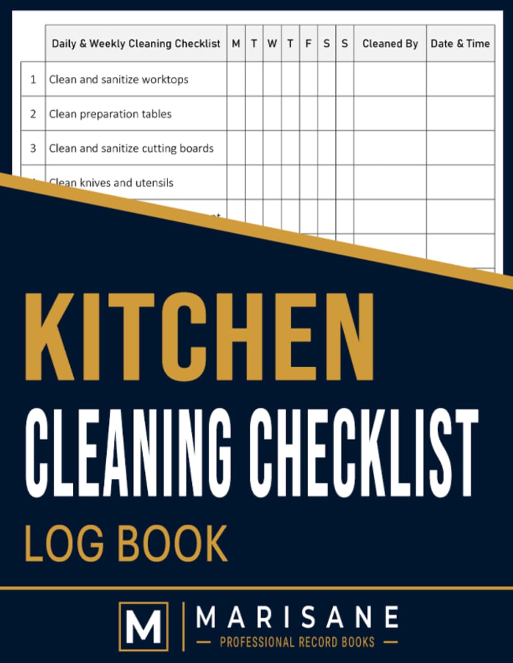 capítulo por capítulo baixar Kitchen Cleaning Checklist Log Book: Daily & Weekly Cleaning Checklist with Monthly & Quarterly Review for Commercial Kitchens, Restaurants & Cat